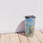 Claude Monet " Cliff Walk at Pourville" Travel Mug Gallery Image 4