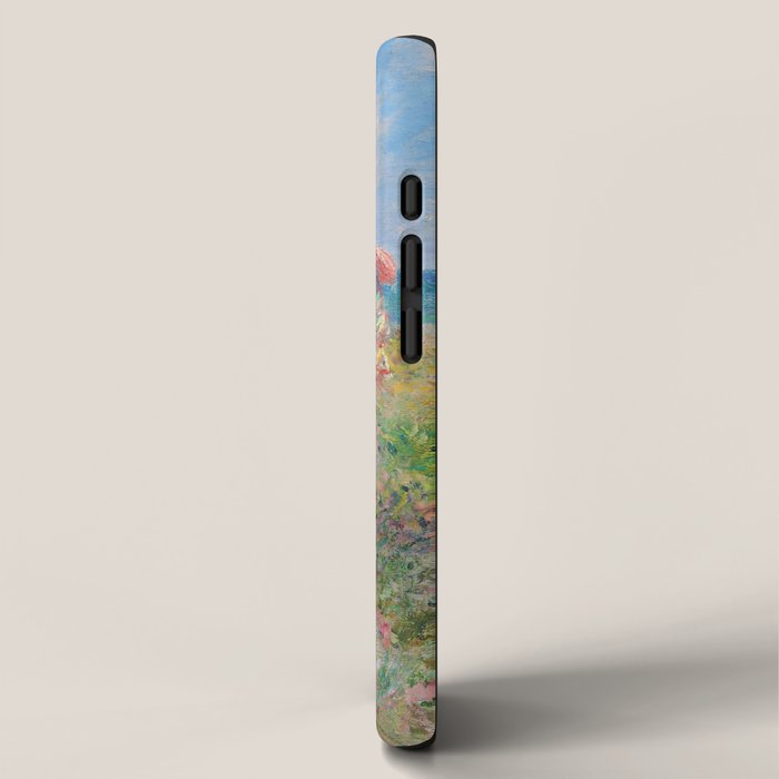 Claude Monet " Cliff Walk at Pourville" iPhone Case Gallery Image 2