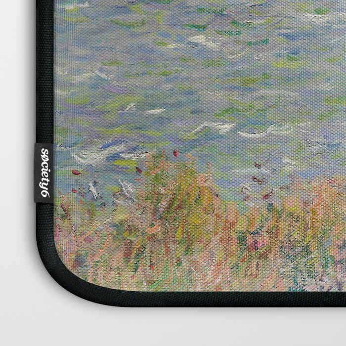Claude Monet " Cliff Walk at Pourville" Laptop Sleeve Gallery Image 3