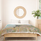 Claude Monet " Cliff Walk at Pourville" Duvet Cover Gallery Image 3