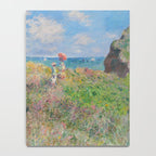 Claude Monet " Cliff Walk at Pourville" Notebook Gallery Image 4