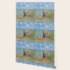 Claude Monet " Cliff Walk at Pourville" Wallpaper Gallery Image 2