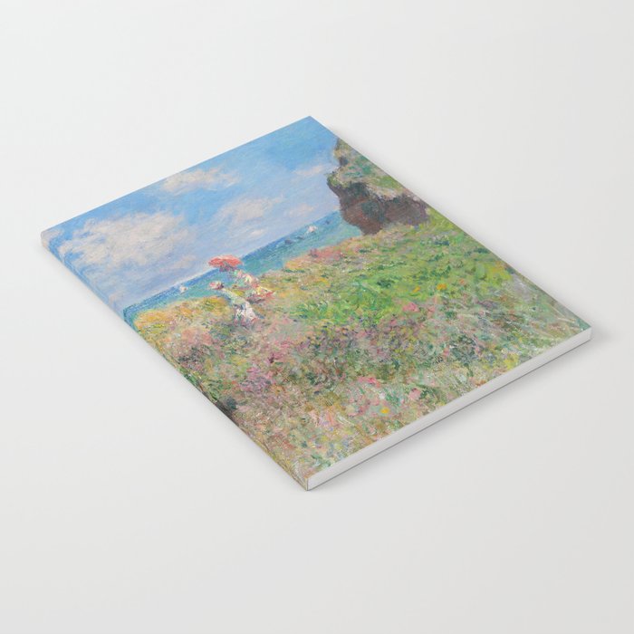 Claude Monet " Cliff Walk at Pourville" Notebook Gallery Image 1