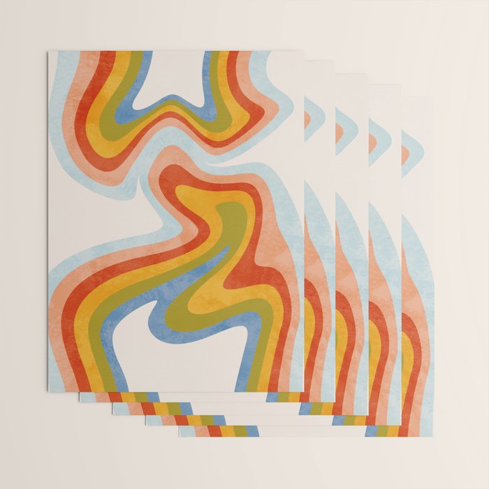 swirly arc 2 Wrapping Paper Gallery Image 3