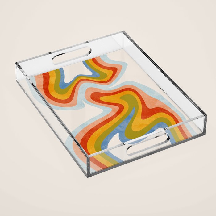 swirly arc 2 Acrylic Tray Gallery Image 1