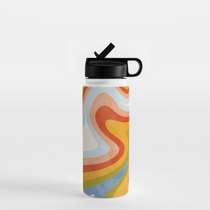 swirly arc 2 Water Bottle Gallery Image 1