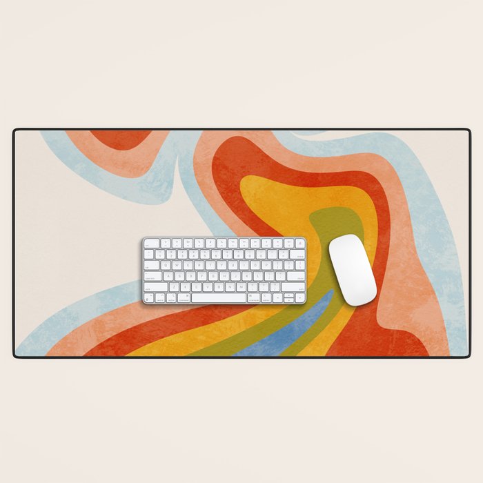 swirly arc 2 Desk Mat Gallery Image 1