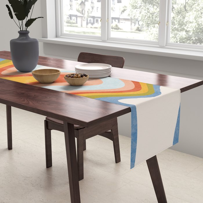 swirly arc 2 Table Runner Gallery Image 2