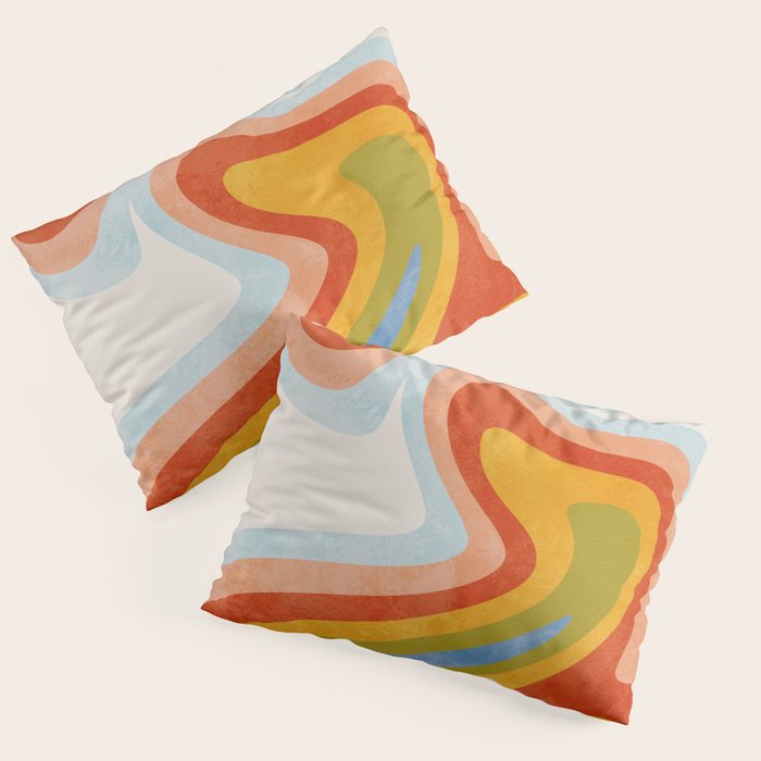 swirly arc 2 Pillow Sham Gallery Image 3