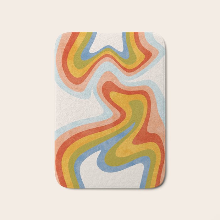 swirly arc 2 Bath Mat Gallery Image 1