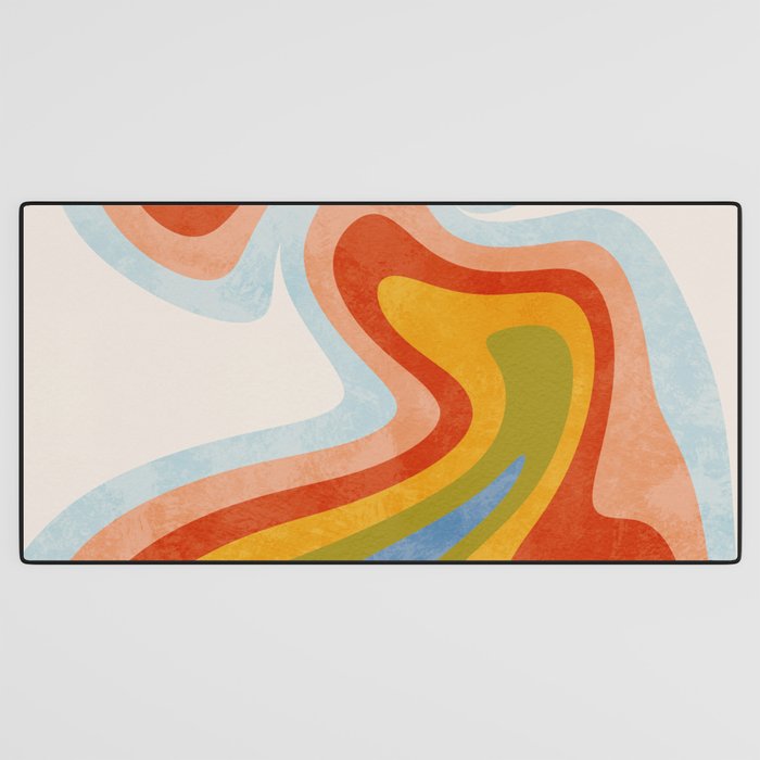 swirly arc 2 Desk Mat Gallery Image 3