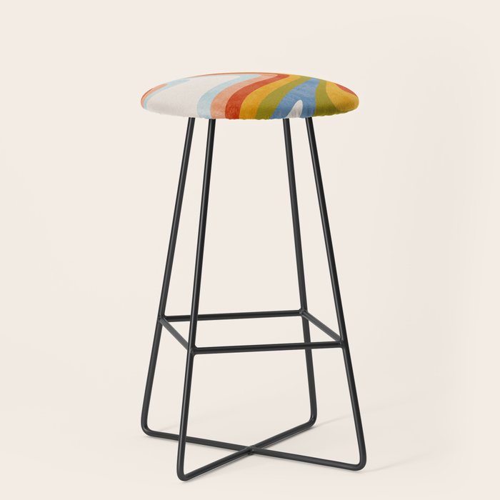 swirly arc 2 Stool Gallery Image 1