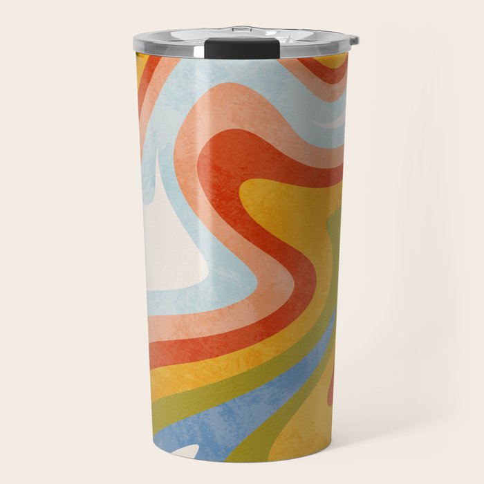 swirly arc 2 Travel Mug Gallery Image 1