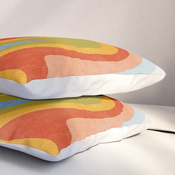 swirly arc 2 Pillow Sham Gallery Image 3