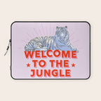 welcome to the jungle - retro tiger Laptop Sleeve Gallery Image 1