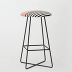 Sunrise Sunset II - Pink Black Stool Gallery Image 1