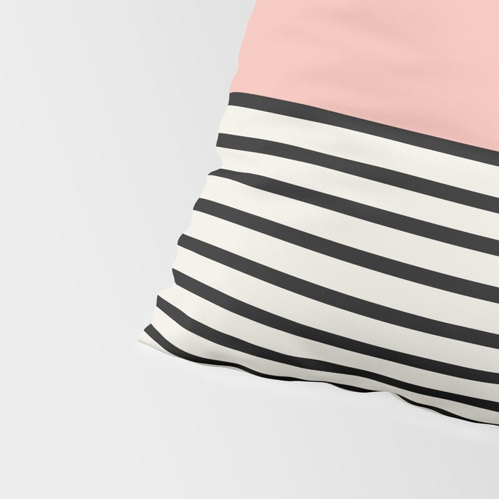 Sunrise Sunset II - Pink Black Pillow Sham Gallery Image 4