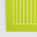 Minimal Arch XXIII Lime Green Modern Geometric Lines Poster Gallery Image 3