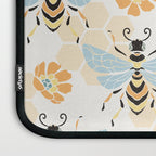Honey Bee Abstract Pattern Laptop Sleeve Gallery Image 3