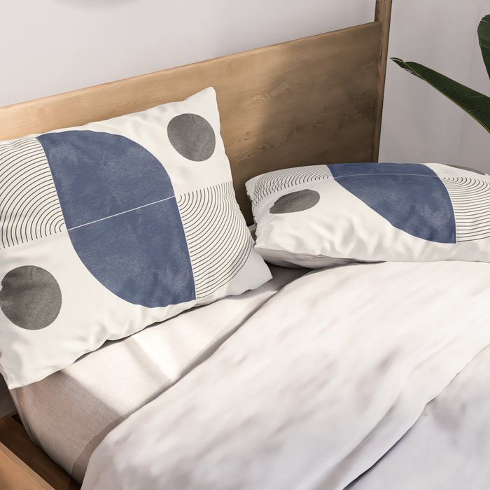 Geometric Shape 02 Pillow Sham Gallery Image 2