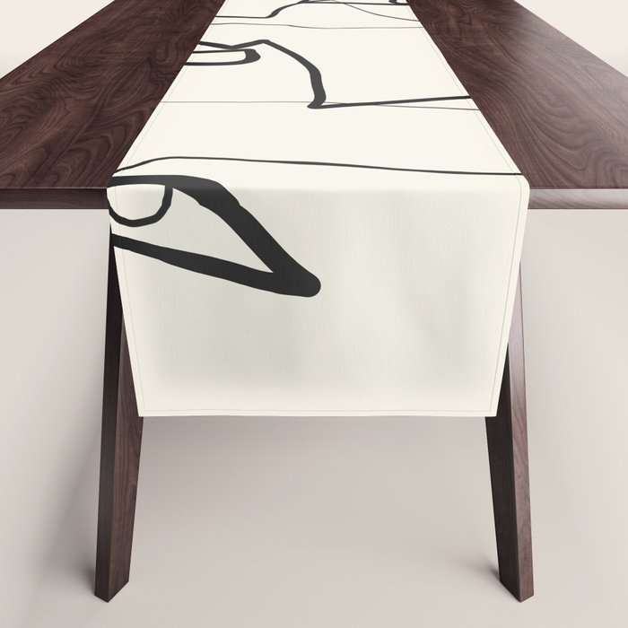 Abstract line art 12 Table Runner Gallery Image 1