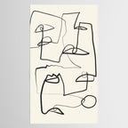 Abstract line art 12 Tablecloth Gallery Image 2