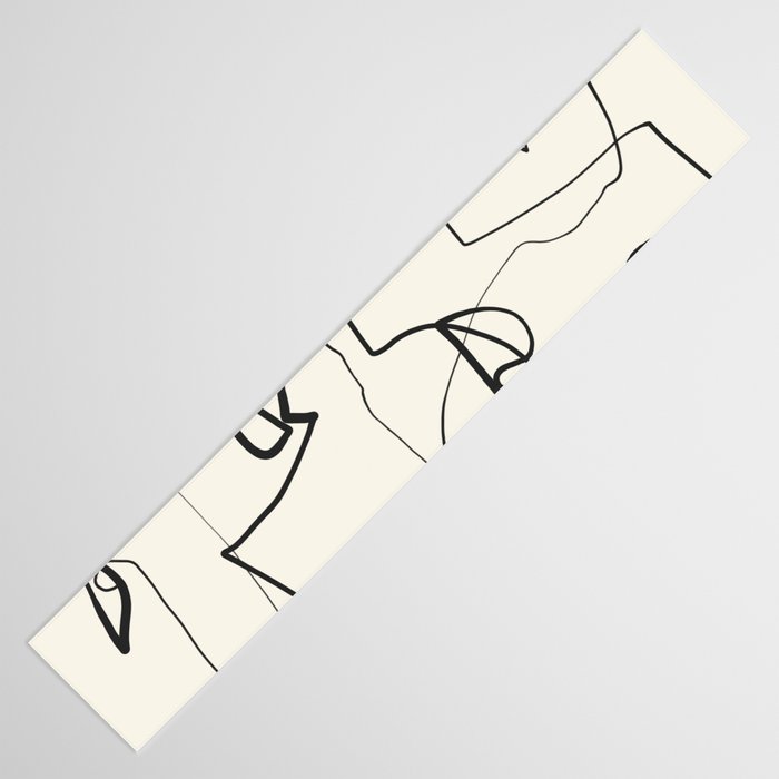 Abstract line art 12 Table Runner Gallery Image 3