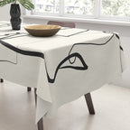 Abstract line art 12 Tablecloth Gallery Image 3