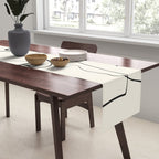 Abstract line art 12 Table Runner Gallery Image 2