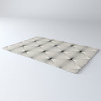 Geometric Orb Pattern - Black and White Rug Gallery Image 3