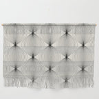 Geometric Orb Pattern - Black and White Wall Hanging Gallery Image 1