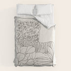 Cat and Plant 19 Comforter Gallery Image 6