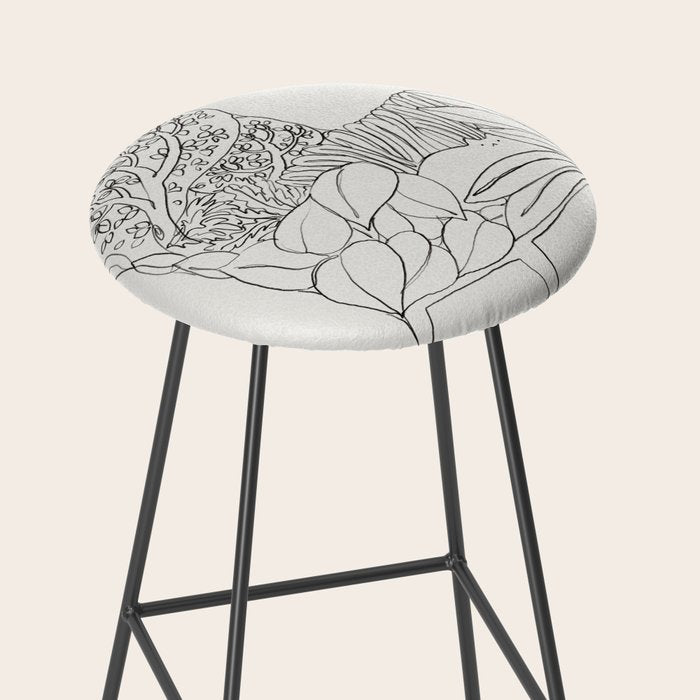 Cat and Plant 19 Stool Gallery Image 2