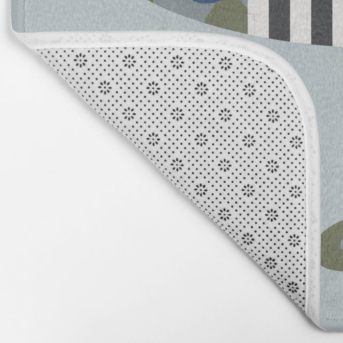 Spitfire WWII Fighter Aircraft - Grey Bath Mat Gallery Image 2