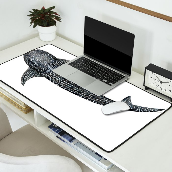 Whale shark for divers, shark lovers and fishermen Desk Mat Gallery Image 2