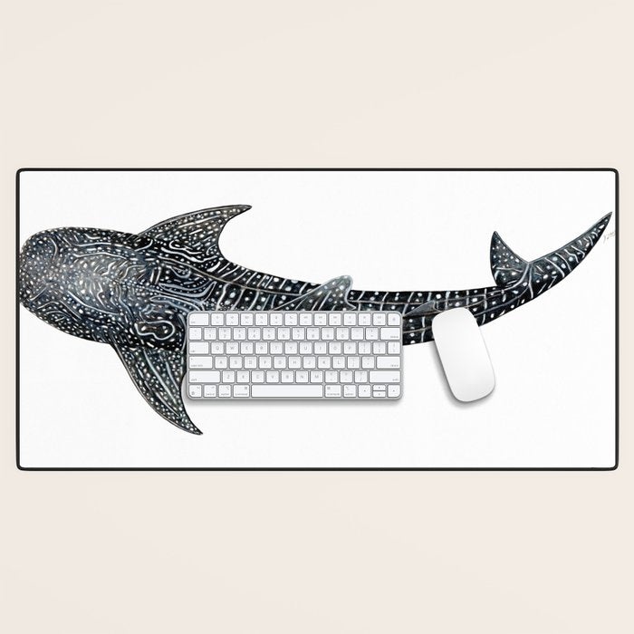 Whale shark for divers, shark lovers and fishermen Desk Mat Gallery Image 1