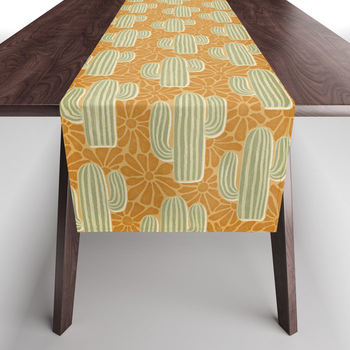 Sonora - gold and sage Table Runner Gallery Image 1