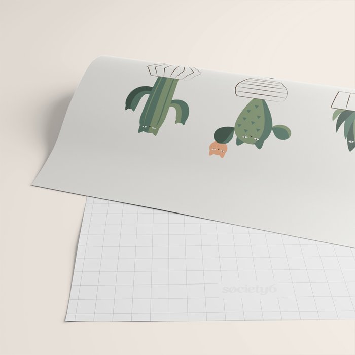 Cat and Plant 20: Cattus Wrapping Paper Gallery Image 2