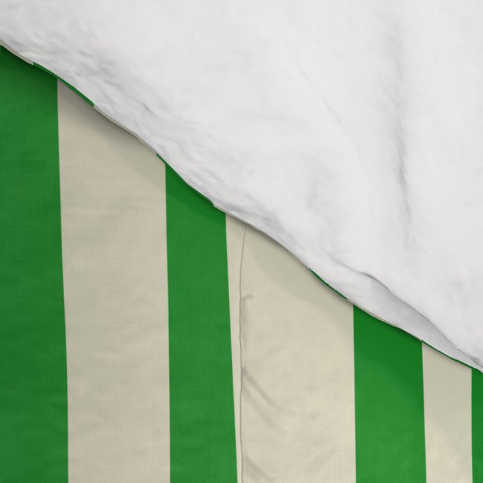 Midcentury Modern Confaab Abstract Pattern Green Cream Comforter Gallery Image 4