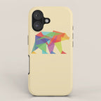 Fractal Geometric bear iPhone Case Gallery Image 1