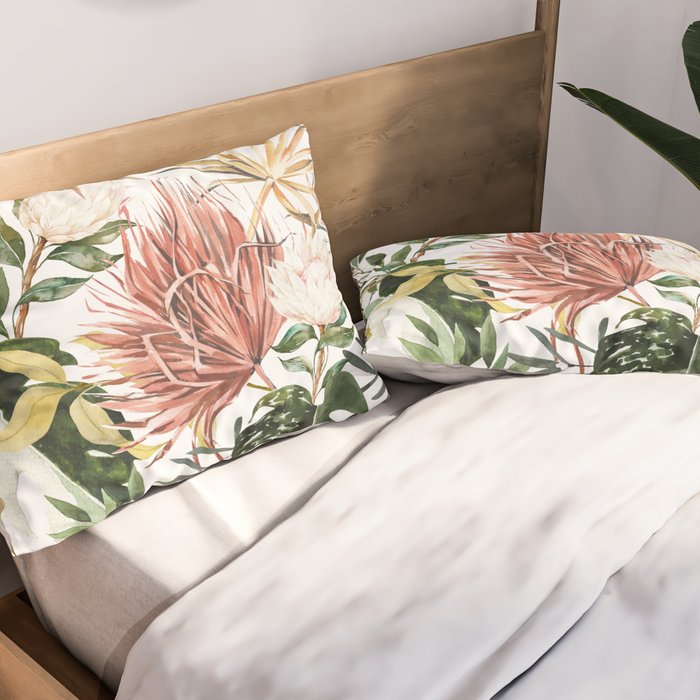 Bohem tropical bloom 003 Pillow Sham Gallery Image 2