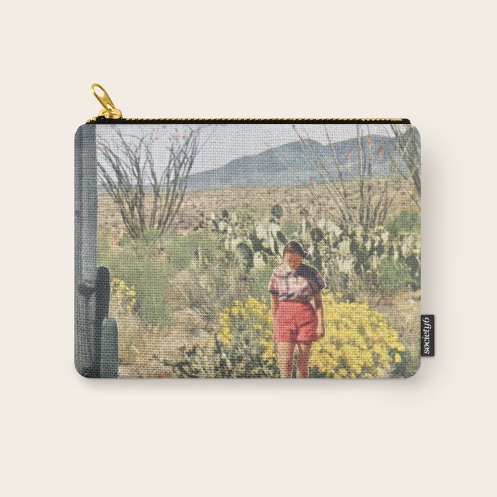 Mini Cactus Carry All Pouch Gallery Image 1