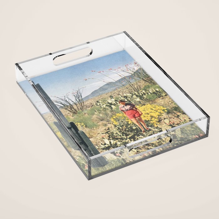 Mini Cactus Acrylic Tray Gallery Image 1