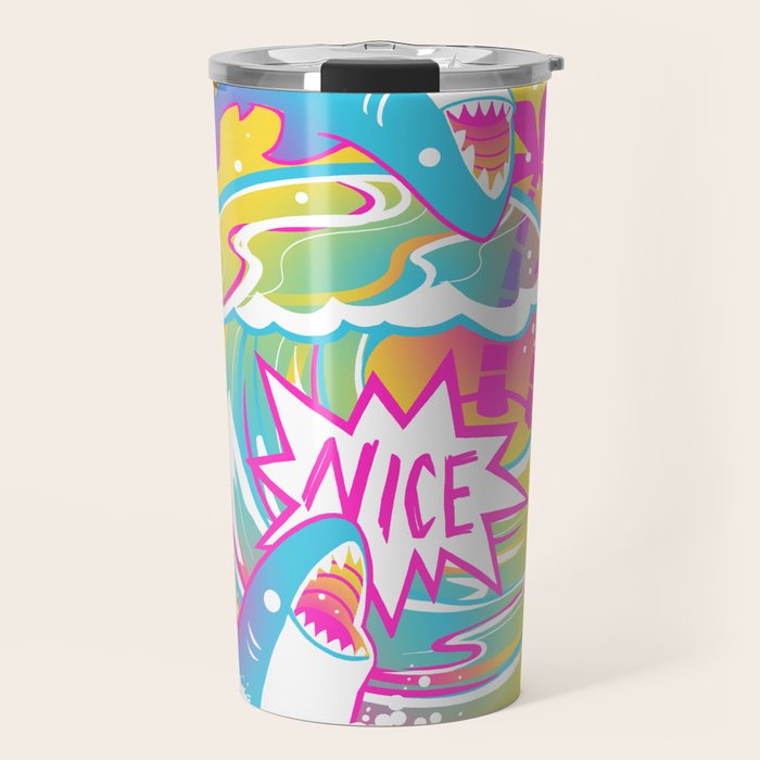 NICE SHARK Travel Mug Gallery Image 1