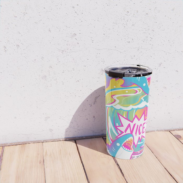 NICE SHARK Travel Mug Gallery Image 4