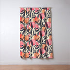 Peaches - pink & midnight  Window Curtain Gallery Image 3