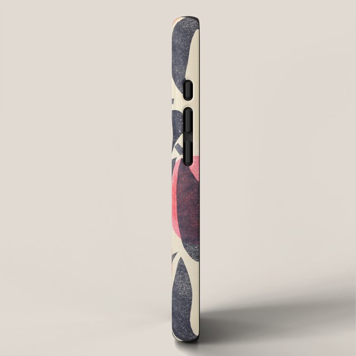 Peaches - pink & midnight  iPhone Case Gallery Image 2
