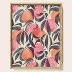 Peaches - pink & midnight  Serving Tray Gallery Image 1
