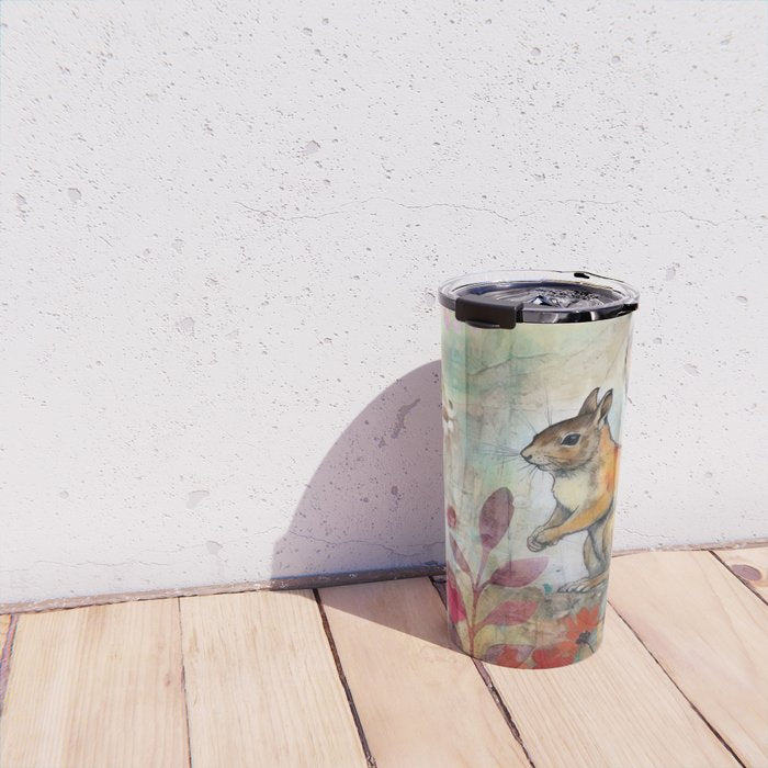 Colorful Squirrel Garden Indian Summer Flora And Wildlife Travel Mug Gallery Image 4