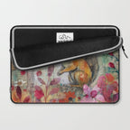 Colorful Squirrel Garden Indian Summer Flora And Wildlife Laptop Sleeve Gallery Image 2